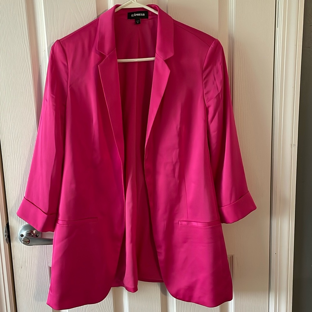 Pink blazer
